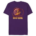 thumbnail image 1 of Disney The Lion King Dad is King Family Trip Father’s Day - Short Sleeve Blended T-Shirt for Adults - Customized-Purple, 1 of 5