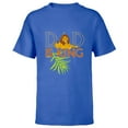thumbnail image 1 of Disney The Lion King Dad is King Mufasa & Simba Father’s Day - Short Sleeve T-Shirt for Kids - Customized-Royal, 1 of 5