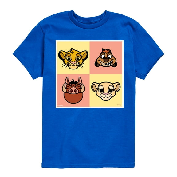 Disney - The Lion King - Faces Lion King - Toddler & Youth Short Sleeve Graphic T-Shirt