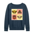 thumbnail image 1 of Disney - The Lion King - Faces Lion King - Women's Lightweight French Terry Long Sleeve Shirt, 1 of 4