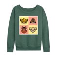 thumbnail image 1 of Disney - The Lion King - Faces Lion King - Women's Lightweight French Terry Long Sleeve Shirt, 1 of 4
