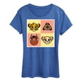 thumbnail image 1 of Disney - The Lion King - Faces Lion King - Women's Short Sleeve Graphic T-Shirt, 1 of 4