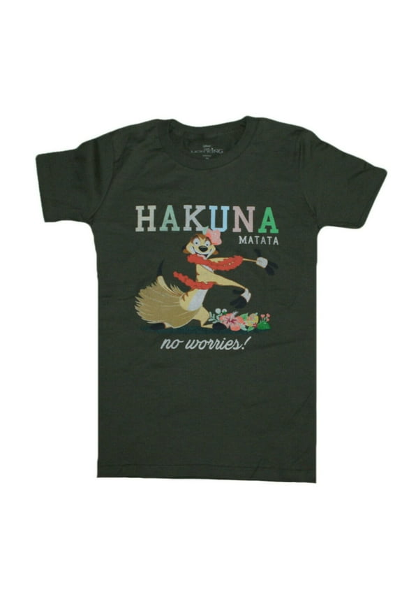 The Lion King Hakuna Matata No Worries Junior Women's T-Shirt Tee