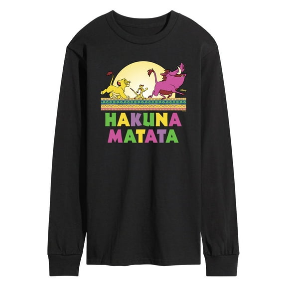 Disney - The Lion King - Hakuna Matata Scene - Men's Long Sleeve T-Shirt