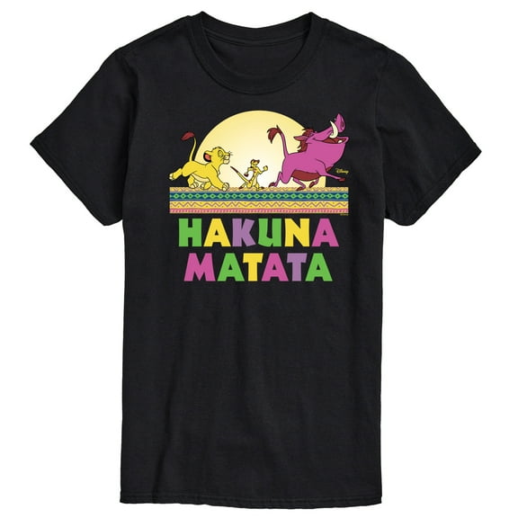 Disney - The Lion King - Hakuna Matata Scene - Men's Short Sleeve Graphic T-Shirt