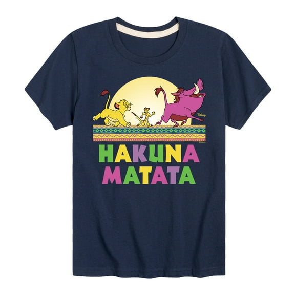 Disney - The Lion King - Hakuna Matata Scene - Toddler & Youth Short Sleeve Graphic T-Shirt