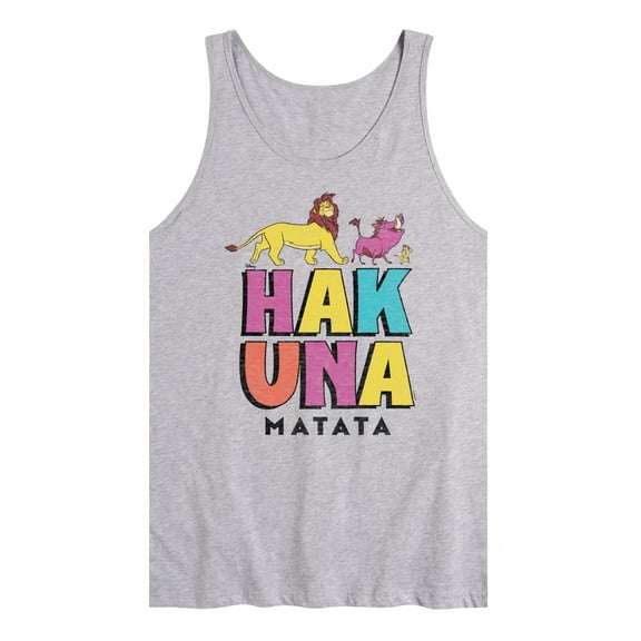 Disney - The Lion King - Hakuna Matata Stacked - Men's Jersey Tank Top