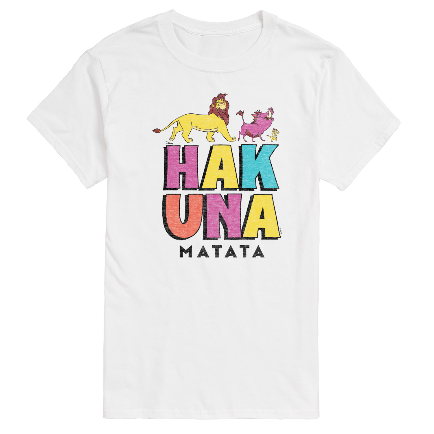 Disney The Lion King Hakuna Matata Stacked Men s Short Sleeve Disney The Lion King Hakuna Matata Stacked Men s Short Sleeve