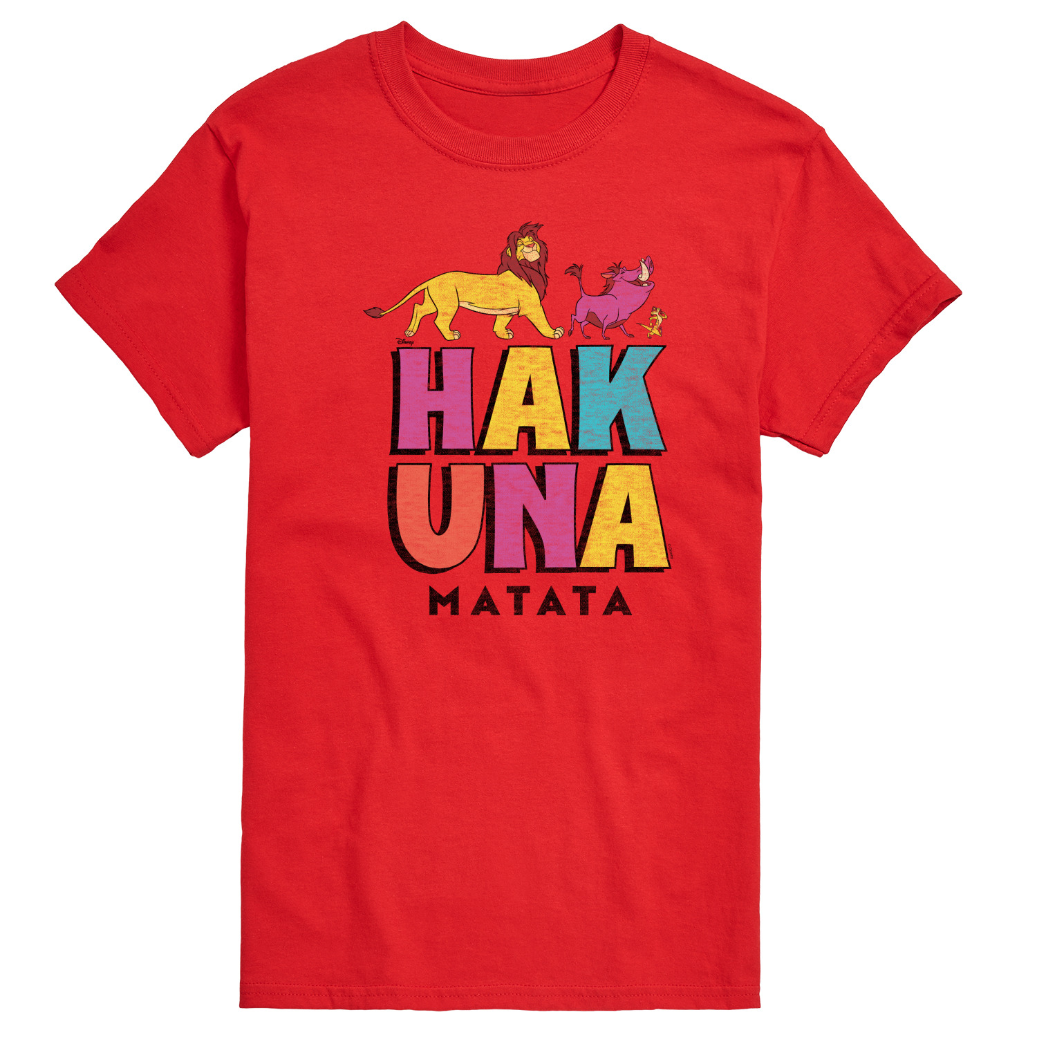 Disney The Lion King Hakuna Matata Stacked Men s Short Sleeve Disney The Lion King Hakuna Matata Stacked Men s Short Sleeve