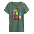 thumbnail image 1 of Disney - The Lion King - Hakuna Matata Stacked - Women's Short Sleeve Graphic T-Shirt, 1 of 1