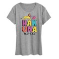 thumbnail image 1 of Disney - The Lion King - Hakuna Matata Stacked - Women's Short Sleeve Graphic T-Shirt, 1 of 4