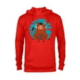 thumbnail image 1 of Disney The Lion King Happy Pumbaa - Pullover Hoodie for Adults -Customized-Red Heather, 1 of 5