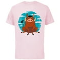 thumbnail image 1 of Disney The Lion King Happy Pumbaa - Short Sleeve Cotton T-Shirt for Adults -Customized-Soft Pink, 1 of 5