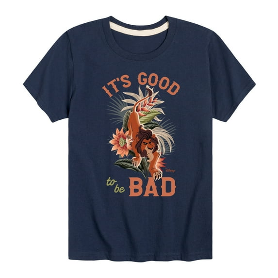 Disney - The Lion King - It's Good To Be Bad Scar - Toddler & Youth Short Sleeve Graphic T-Shirt