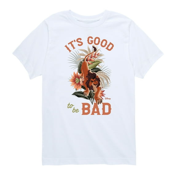 Disney - The Lion King - It's Good To Be Bad Scar - Toddler & Youth Short Sleeve Graphic T-Shirt