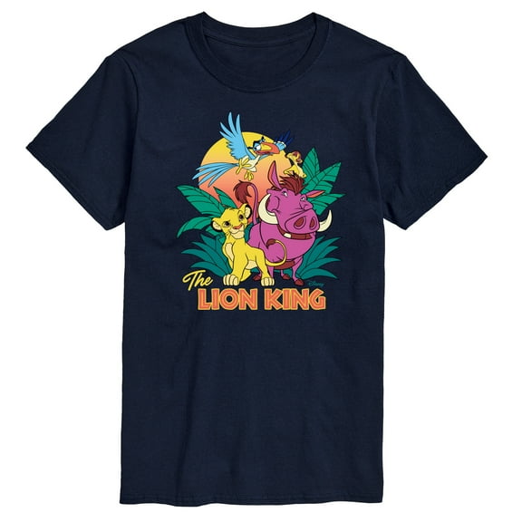 Disney - The Lion King - Lion King Group - Men's Short Sleeve Graphic T-Shirt