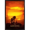 thumbnail image 1 of Disney The Lion King - Mufasa And Simba Wall Poster, 14.725" x 22.375", Framed, 1 of 3