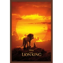 Disney The Lion King - Mufasa And Simba Wall Poster, 22.375" x 34", Framed