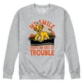 thumbnail image 1 of Disney - The Lion King - My Smile Keeps Me Out Of Trouble - Men's Crew Neck Fleece Pullover, 1 of 4