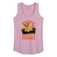 thumbnail image 1 of Disney - The Lion King - My Smile Keeps Me Out Of Trouble - Women's Racerback Tank Top, 1 of 4