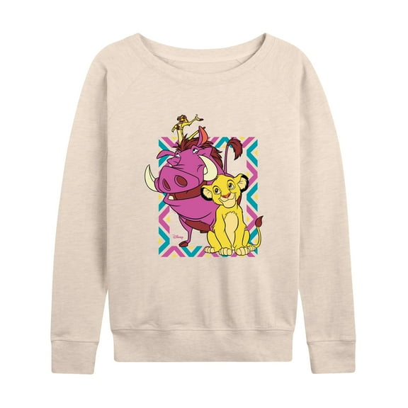 Disney - The Lion King - No Worries Rest Of Your Days - Women's Lightweight French Terry Long Sleeve Shirt