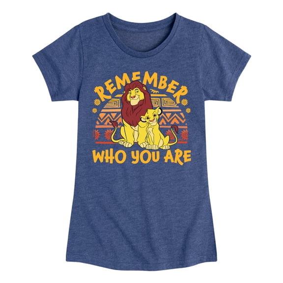 Disney - The Lion King - Remember Who You Are - Toddler & Youth Girls Raglan Graphic T-Shirt