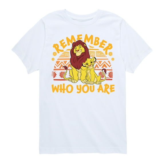 Disney - The Lion King - Remember Who You Are - Toddler & Youth Short Sleeve Graphic T-Shirt