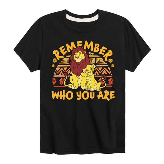 Disney - The Lion King - Remember Who You Are - Toddler & Youth Short Sleeve Graphic T-Shirt