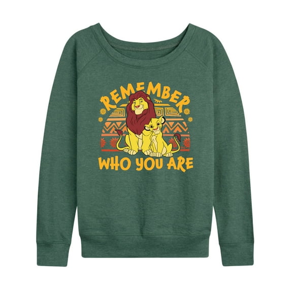 Disney - The Lion King - Remember Who You Are - Women's Lightweight French Terry Long Sleeve Shirt
