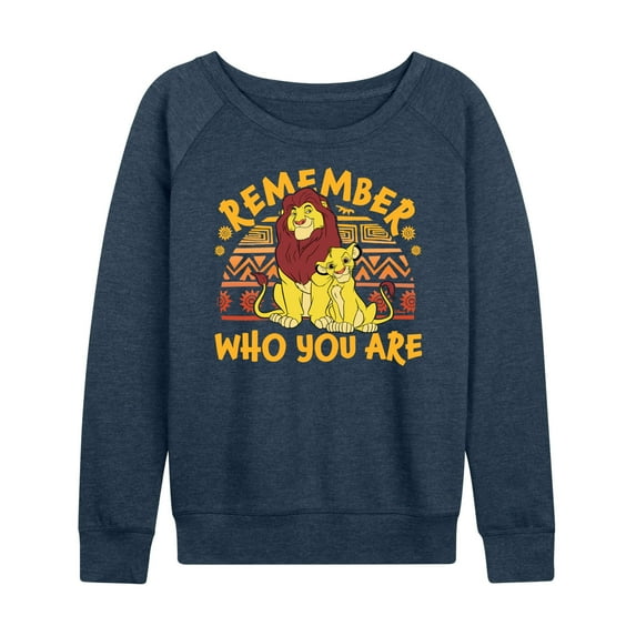 Disney - The Lion King - Remember Who You Are - Women's Lightweight French Terry Long Sleeve Shirt