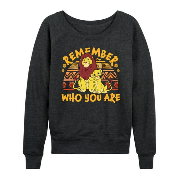 Disney - The Lion King - Remember Who You Are - Women's Lightweight French Terry Long Sleeve Shirt