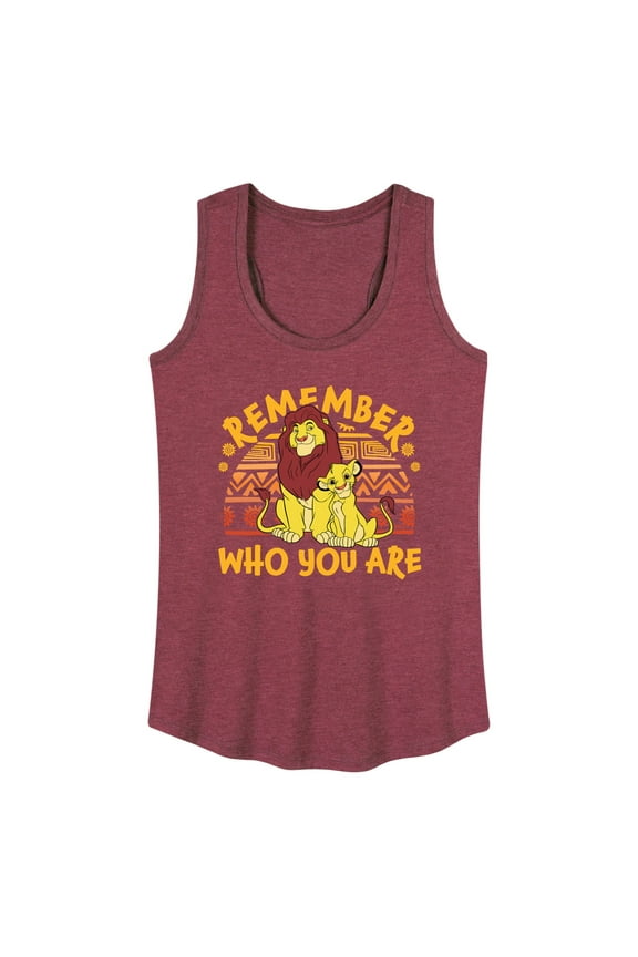 - The Lion King - Remember Who You Are - Women's Racerback Tank Top