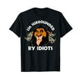 Disney The Lion King Scar I'm Surrounded By Idiots Portrait T-Shirt