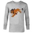 thumbnail image 1 of Disney The Lion King Scar Prowling - Long Sleeve T-Shirt for Men -Customized-Athletic Heather, 1 of 5