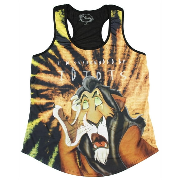 Disney The Lion King Scar Surrounded By Idiots Sublimation Girls Tank Top