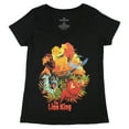 thumbnail image 1 of Disney The Lion King Shirt Womens' Character V-Neck Slim Fit T-Shirt, 1 of 3