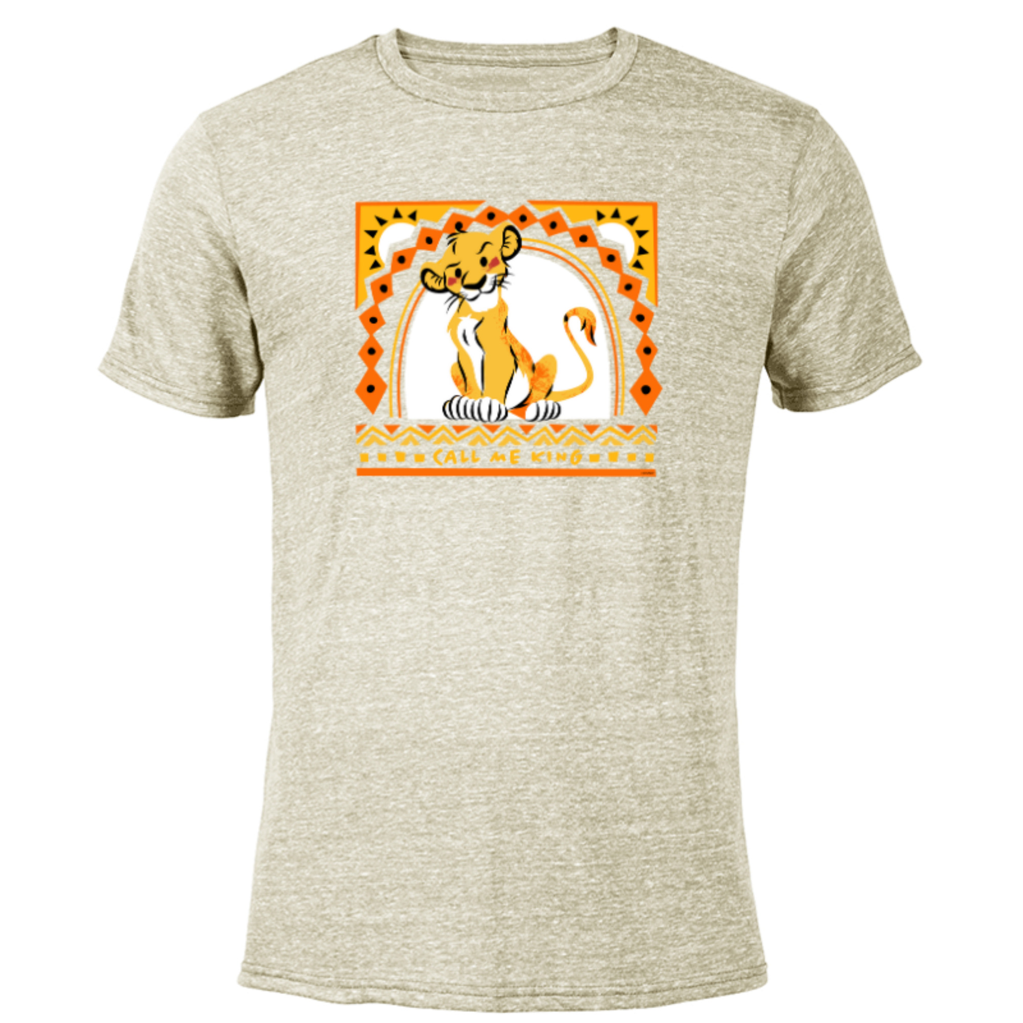 Disney The Lion King Simba Call Me King - Short Sleeve Blended T-Shirt ...