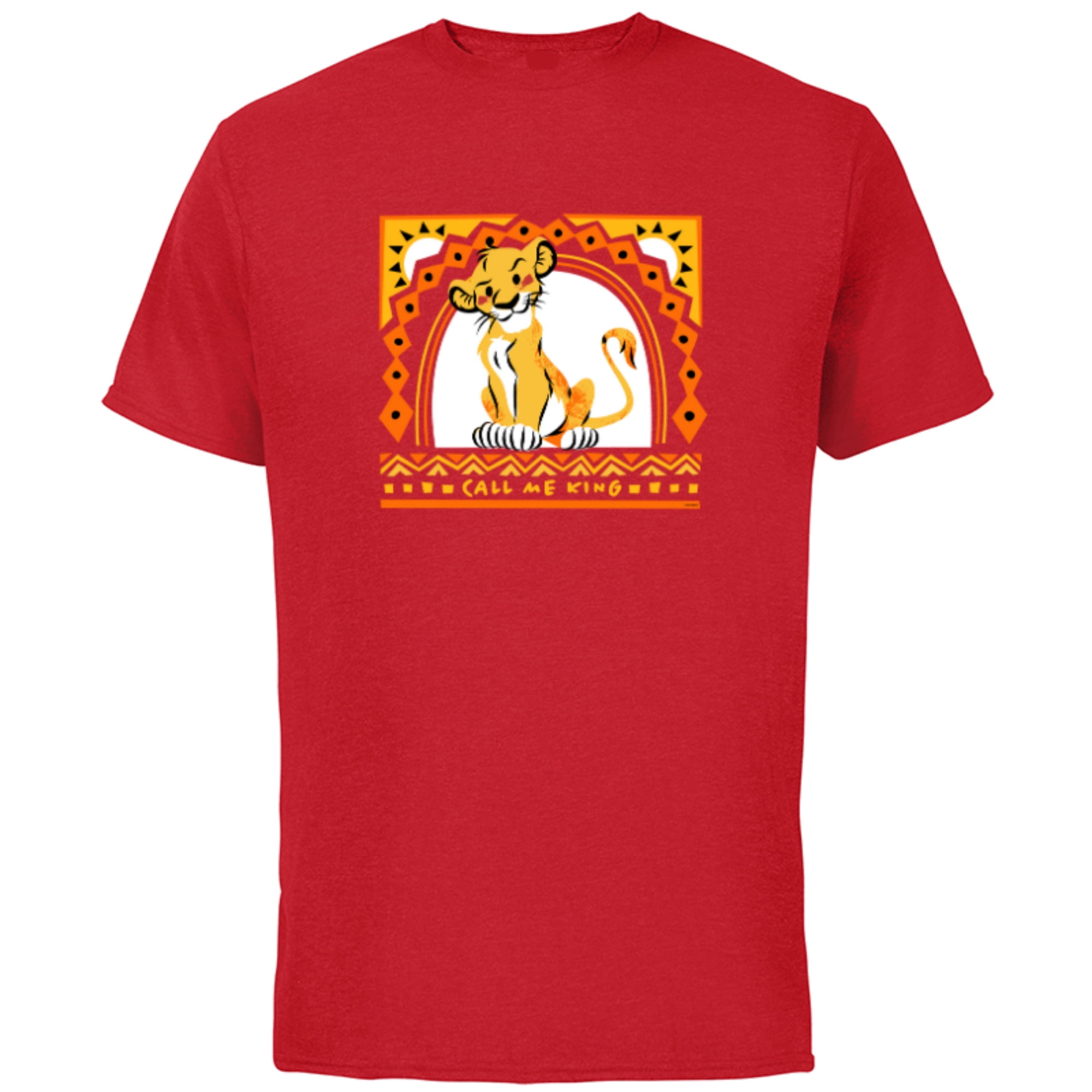 Call Me Simba Disney The Lion King Simba Call Me King - Short Sleeve Cotton T-Shirt ...