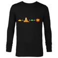 thumbnail image 1 of Disney The Lion King Simba Emoji Code Formula - Long Sleeve T-Shirt for Men - Customized-Black, 1 of 5
