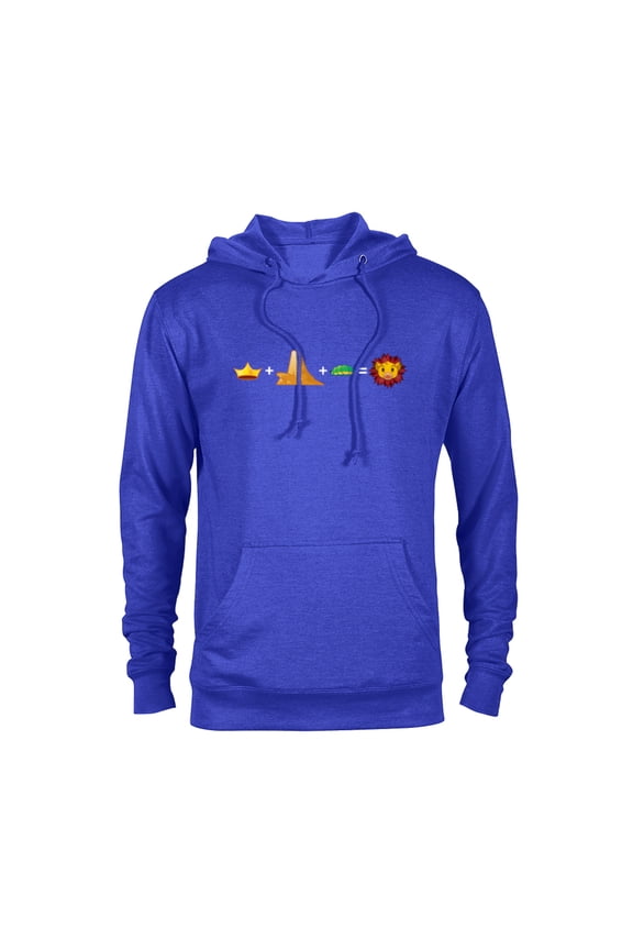 The Lion King Simba Emoji Code Formula - Pullover Hoodie for Adults - Customized-Navy