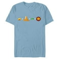 thumbnail image 1 of Disney The Lion King Simba Emoji Code Formula - Short Sleeve Blended T-Shirt for Adults - Customized-Ocean Blue, 1 of 5