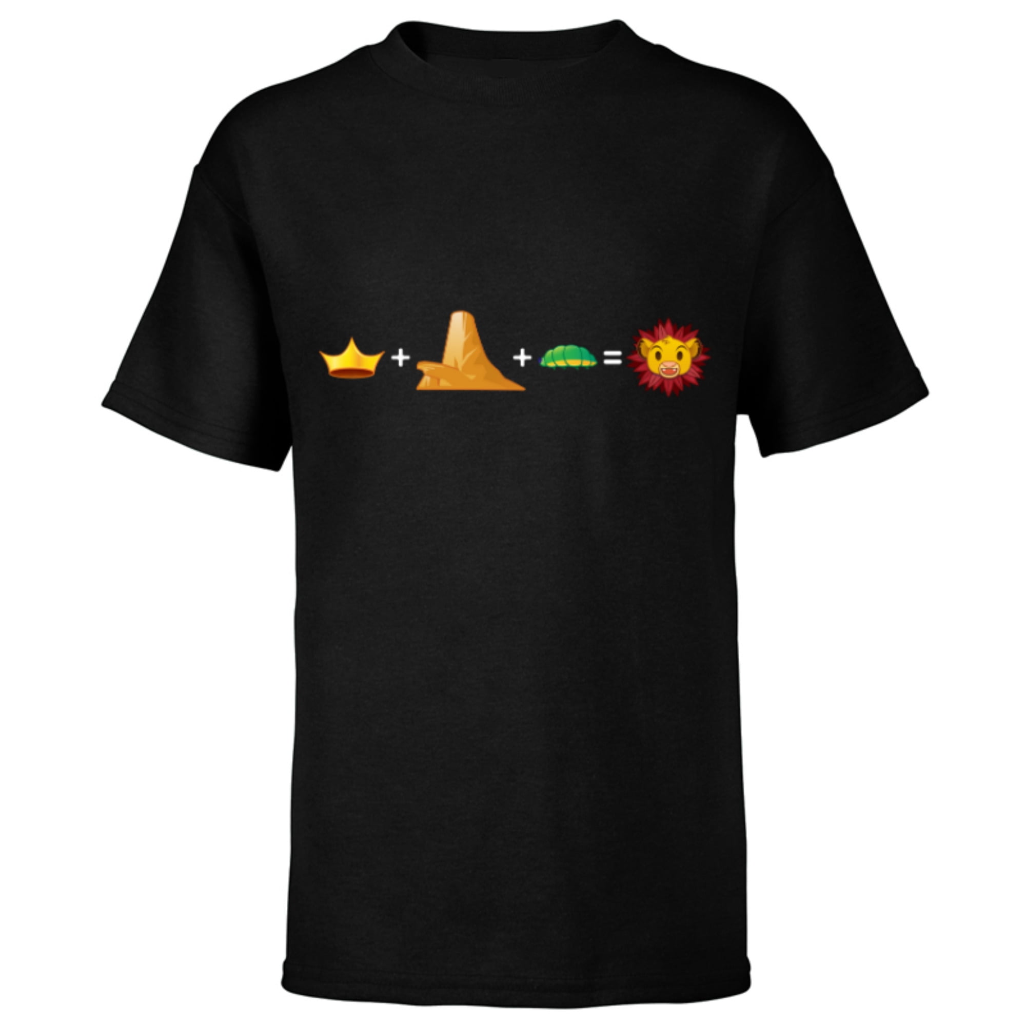 Disney The Lion King Simba Emoji Code Formula - Short Sleeve T-Shirt ...