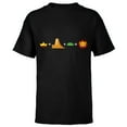 thumbnail image 1 of Disney The Lion King Simba Emoji Code Formula - Short Sleeve T-Shirt for Kids - Customized-Black, 1 of 5