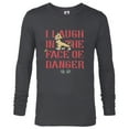 thumbnail image 1 of Disney The Lion King Simba I Laugh in the Face of Danger - Long Sleeve T-Shirt for Men - Customized-Charcoal Heather, 1 of 5