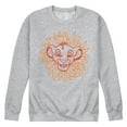 thumbnail image 1 of Disney - The Lion King - Simba Linocut - Men's Crew Neck Fleece Pullover, 1 of 4