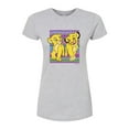 thumbnail image 1 of Disney - The Lion King - Simba Nala Pattern - Juniors Fitted Graphic T-Shirt, 1 of 4