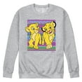 thumbnail image 1 of Disney - The Lion King - Simba Nala Pattern - Men's Crew Neck Fleece Pullover, 1 of 4