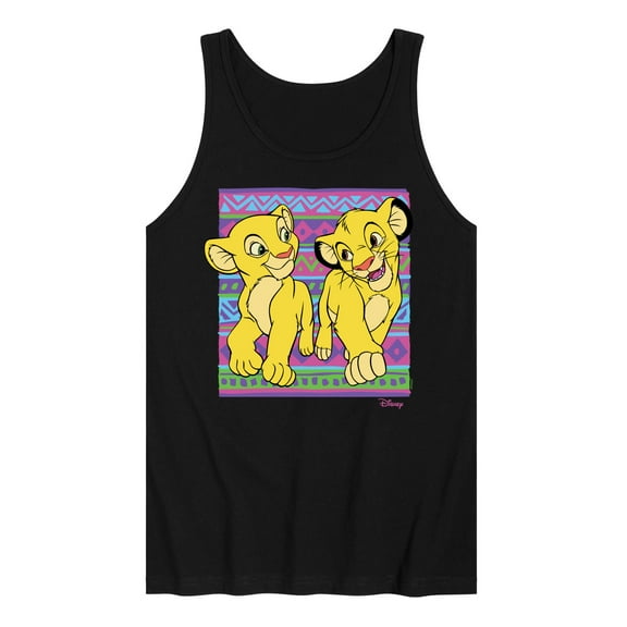 Disney - The Lion King - Simba Nala Pattern - Men's Jersey Tank Top