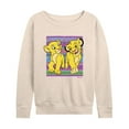 thumbnail image 1 of Disney - The Lion King - Simba Nala Pattern - Women's Lightweight French Terry Long Sleeve Shirt, 1 of 4