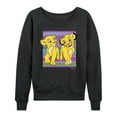 thumbnail image 1 of Disney - The Lion King - Simba Nala Pattern - Women's Lightweight French Terry Long Sleeve Shirt, 1 of 4